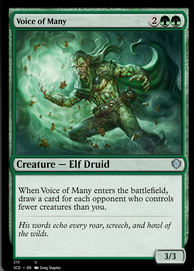 Voice of Many [Starter Commander Decks] | Webway Games