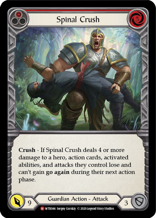 Spinal Crush [U-WTR044] (Welcome to Rathe Unlimited)  Unlimited Rainbow Foil | Webway Games