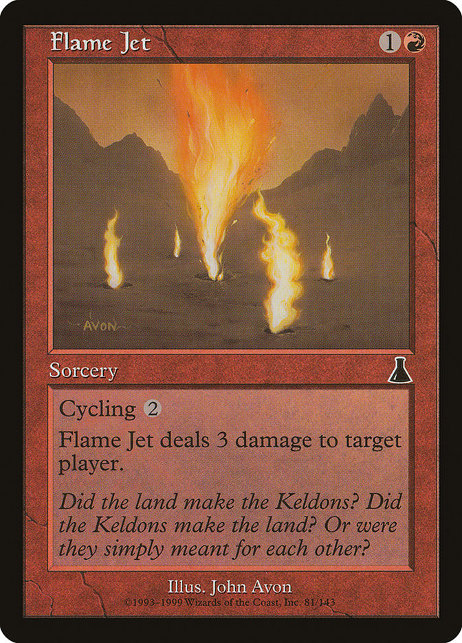 Flame Jet [Urza's Destiny] | Webway Games