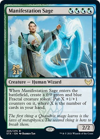 Manifestation Sage [Strixhaven: School of Mages Prerelease Promos] | Webway Games