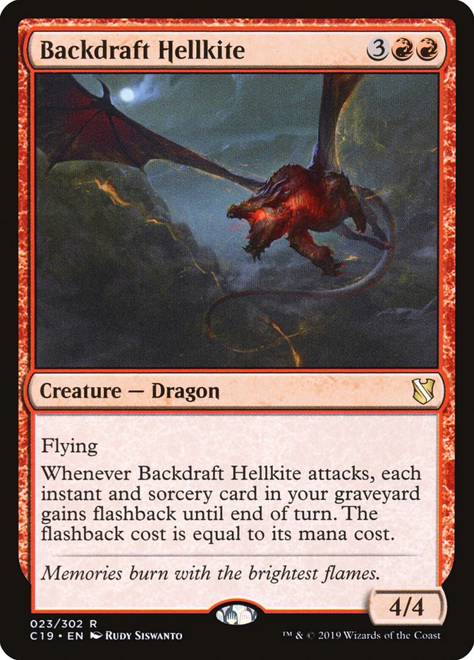 Backdraft Hellkite [Commander 2019] | Webway Games
