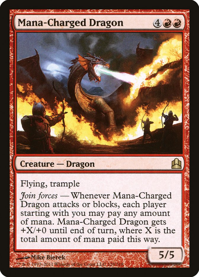 Mana-Charged Dragon [Commander 2011] | Webway Games