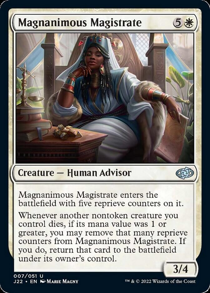 Magnanimous Magistrate [Jumpstart 2022] | Webway Games