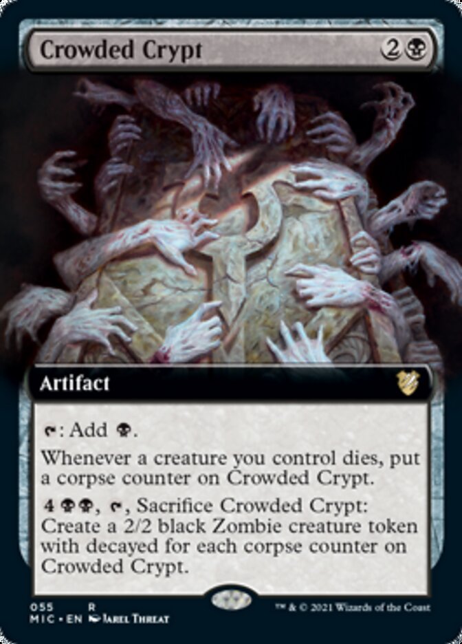 Crowded Crypt (Extended) [Innistrad: Midnight Hunt Commander] | Webway Games