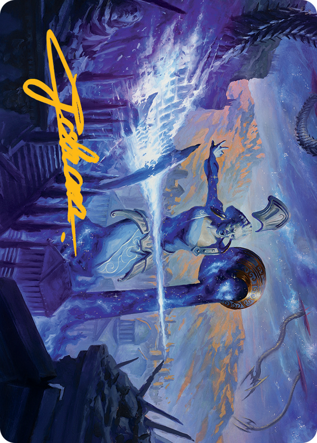 Ephara, Ever-Sheltering Art Card (Gold-Stamped Signature) [March of the Machine Art Series] | Webway Games
