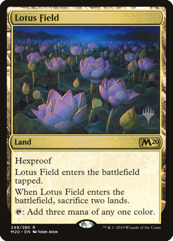 Lotus Field (Promo Pack) [Core Set 2020 Promos] | Webway Games