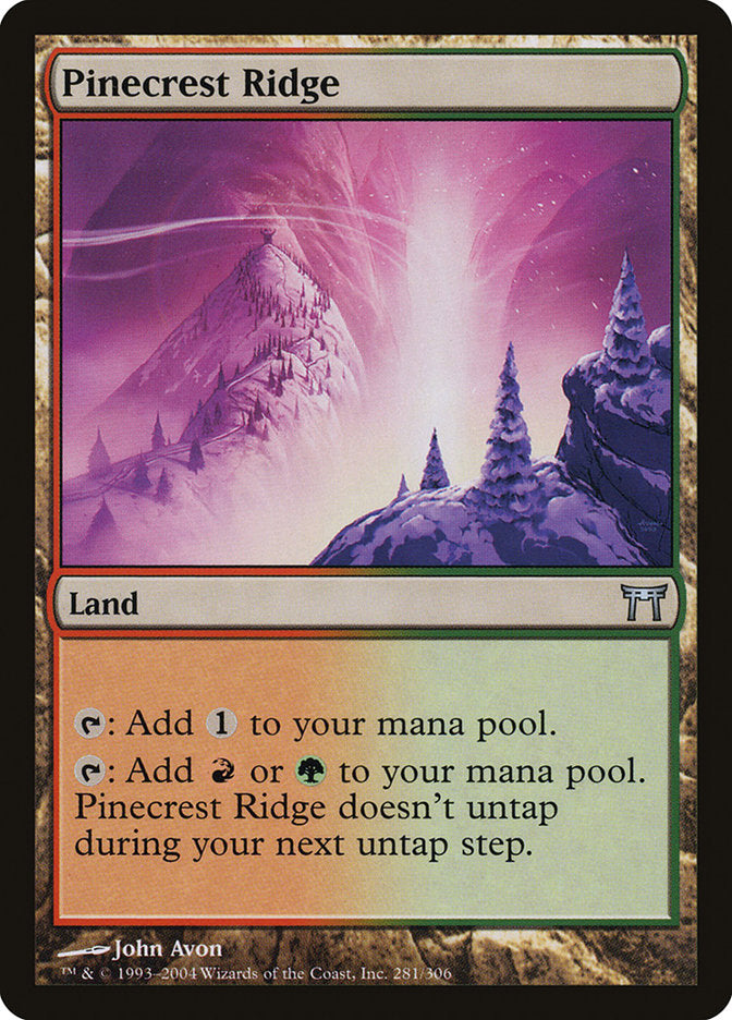 Pinecrest Ridge [Champions of Kamigawa] | Webway Games