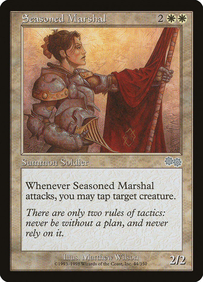 Seasoned Marshal [Urza's Saga] | Webway Games