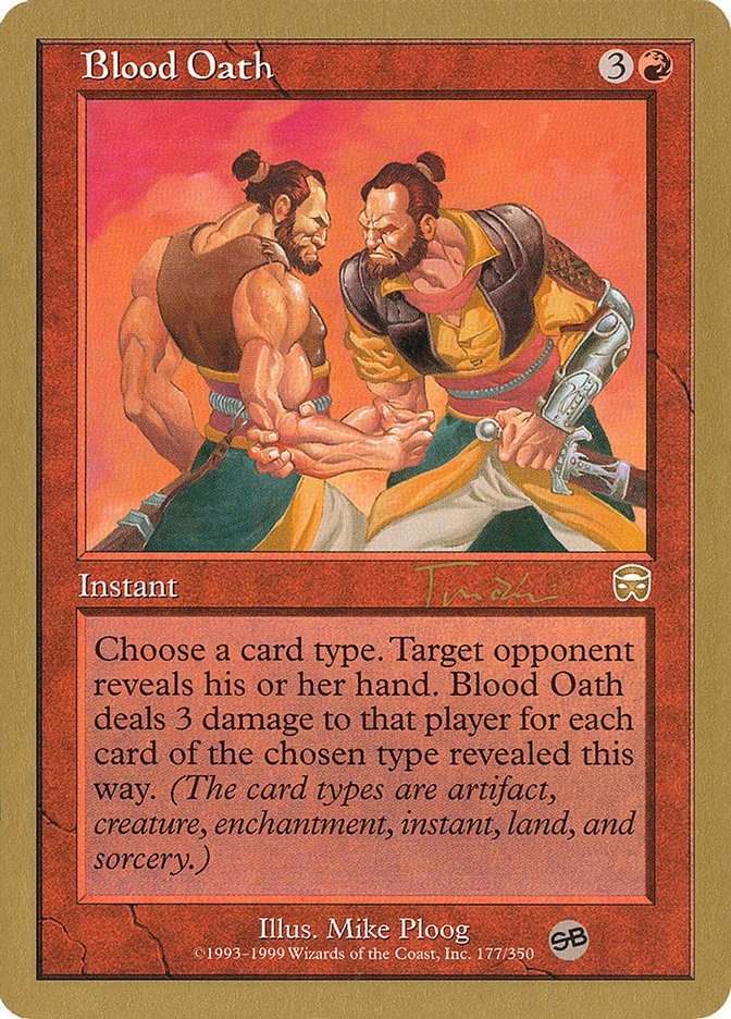 Blood Oath (Jan Tomcani) (SB) [World Championship Decks 2001] | Webway Games