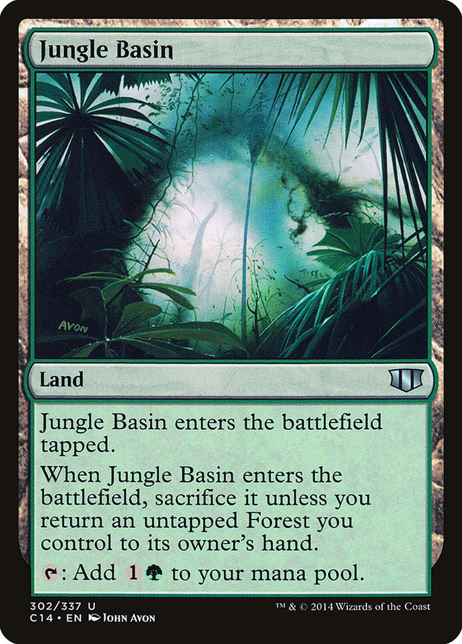 Jungle Basin [Commander 2014] | Webway Games