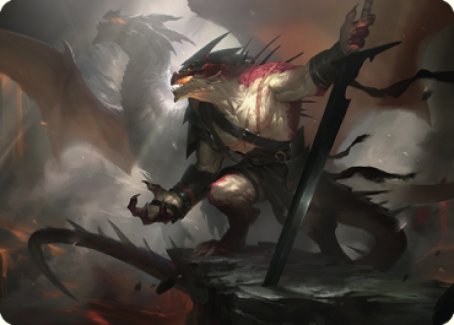 Rivaz of the Claw Art Card [Dominaria United Art Series] | Webway Games