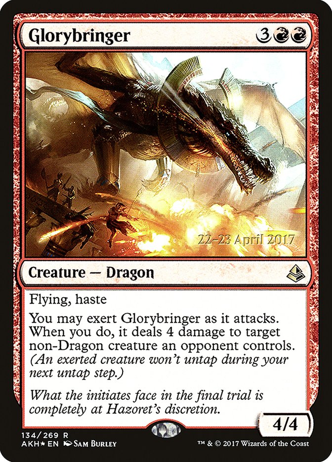 Glorybringer  (Prerelease) [Amonkhet Prerelease Promos] | Webway Games