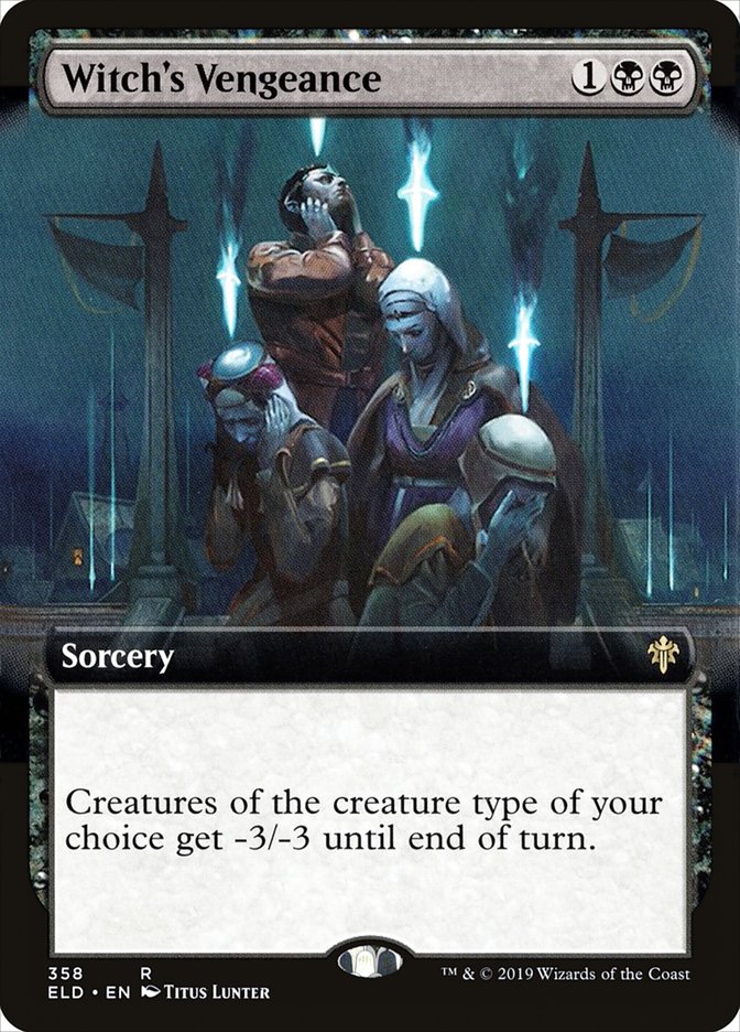 Witch's Vengeance (Extended Art) [Throne of Eldraine] | Webway Games