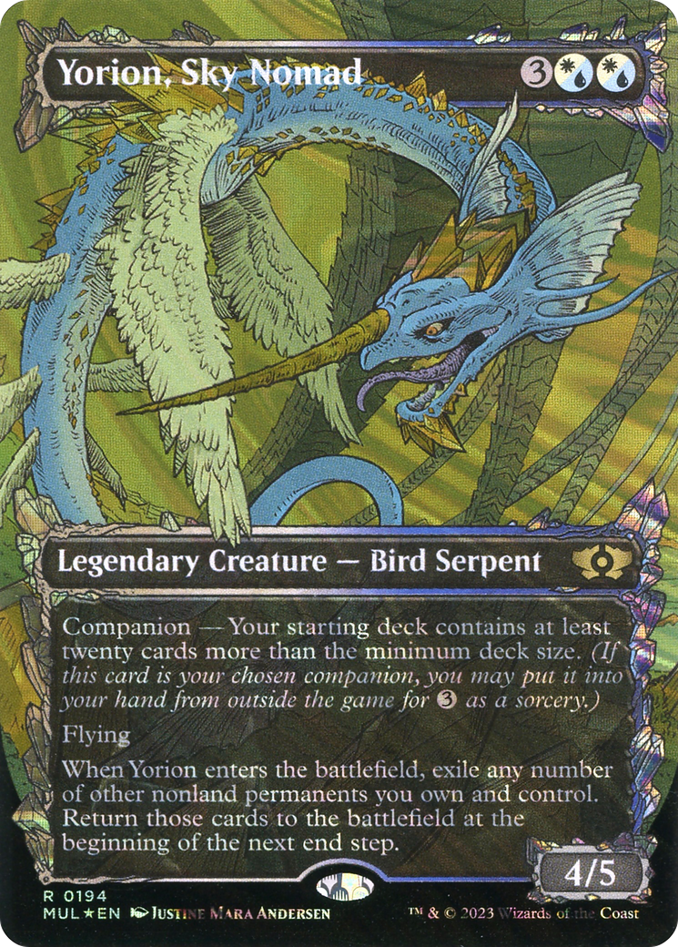 Yorion, Sky Nomad (Halo Foil) [Multiverse Legends] | Webway Games
