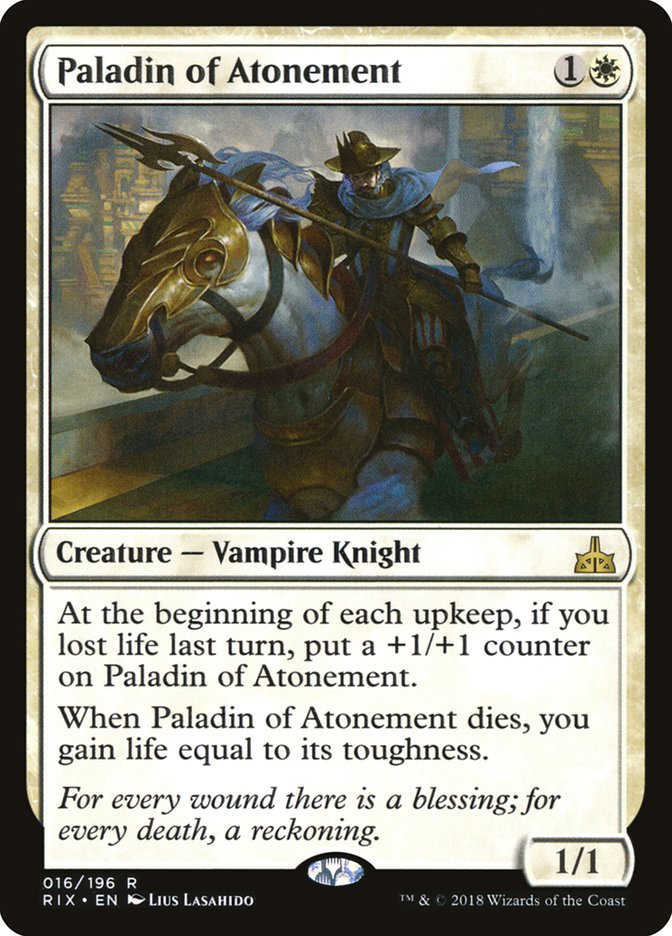 Paladin of Atonement [Rivals of Ixalan] | Webway Games