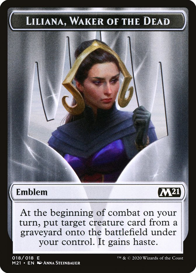 Emblem - Liliana, Waker of the Dead [Core Set 2021] | Webway Games