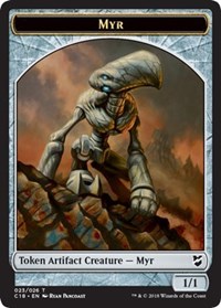 Myr (023) // Thopter (025) Double-sided Token [Commander 2018 Tokens] | Webway Games