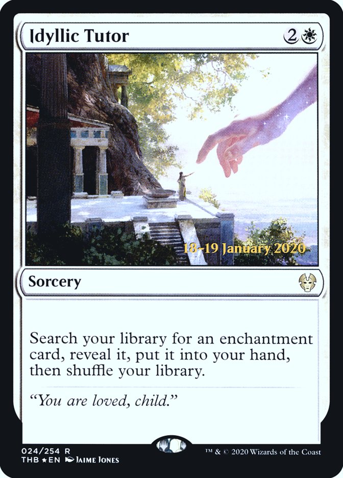 Idyllic Tutor [Theros Beyond Death Prerelease Promos] | Webway Games