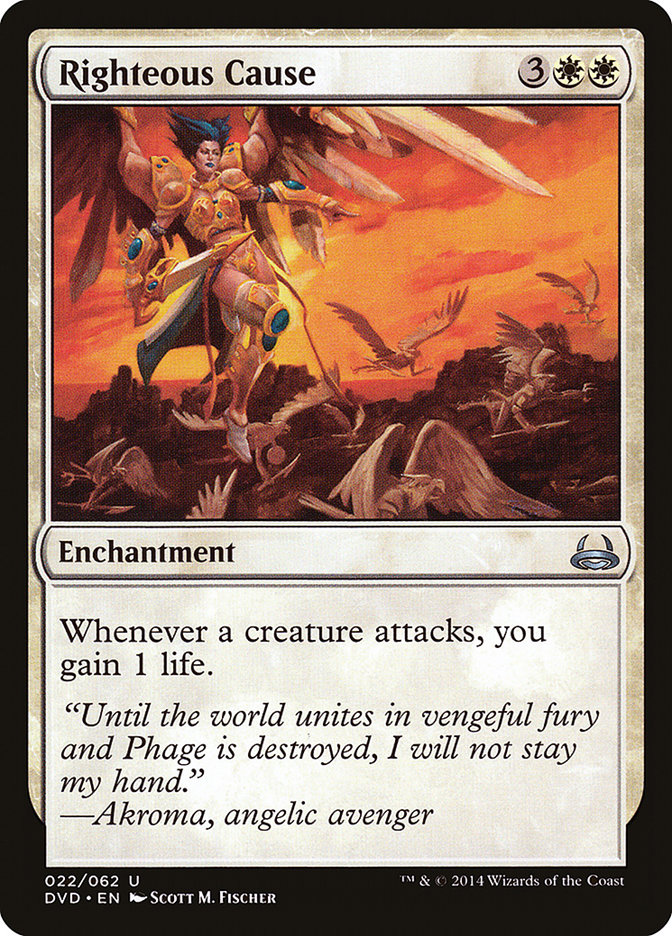 Righteous Cause (Divine vs. Demonic) [Duel Decks Anthology] | Webway Games