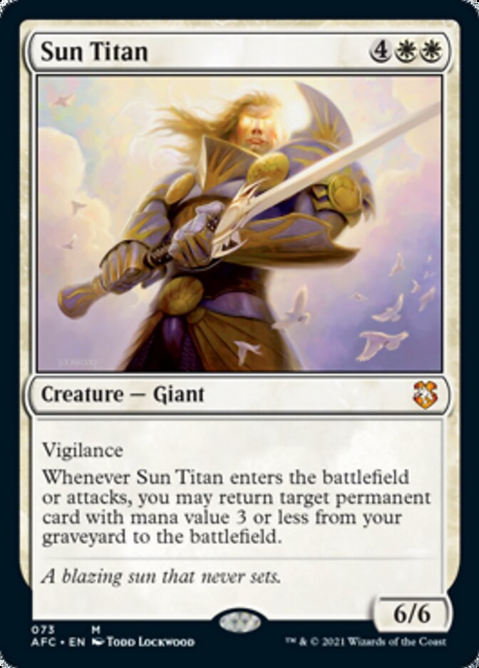 Sun Titan [Dungeons & Dragons: Adventures in the Forgotten Realms Commander] | Webway Games