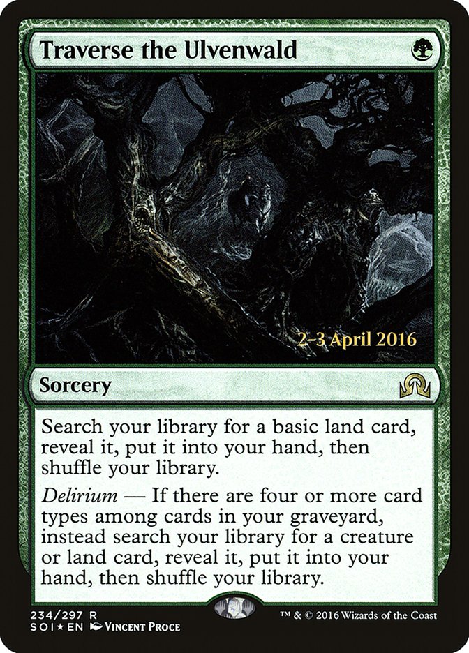 Traverse the Ulvenwald (Prerelease) [Shadows over Innistrad Prerelease Promos] | Webway Games