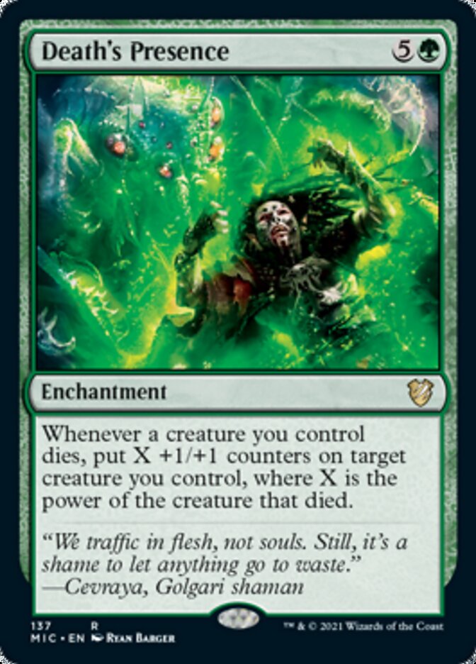 Death's Presence [Innistrad: Midnight Hunt Commander] | Webway Games