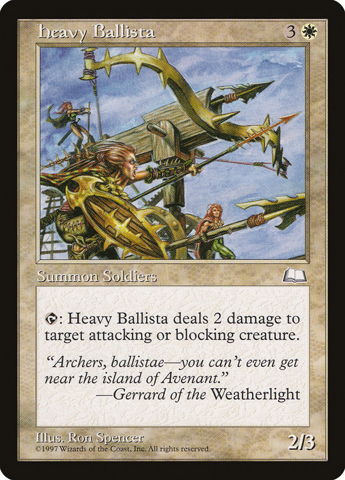 Heavy Ballista [Weatherlight] | Webway Games