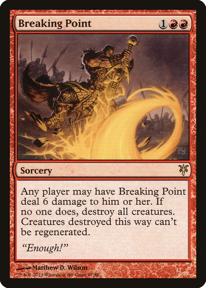Breaking Point [Duel Decks: Sorin vs. Tibalt] | Webway Games