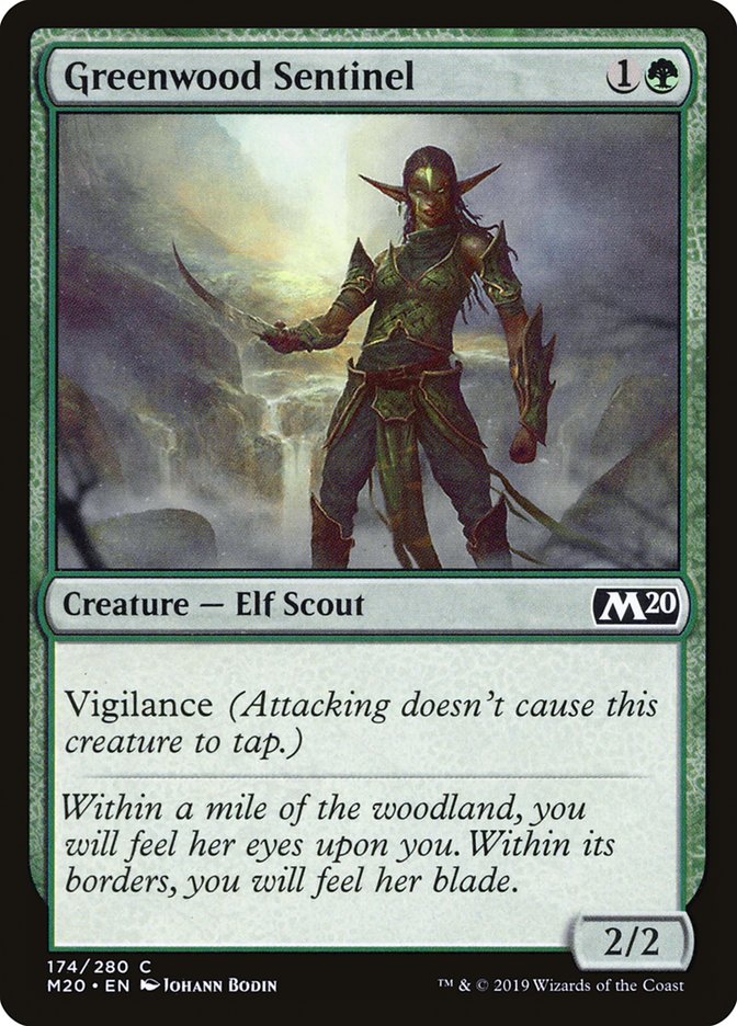 Greenwood Sentinel [Core Set 2020] | Webway Games
