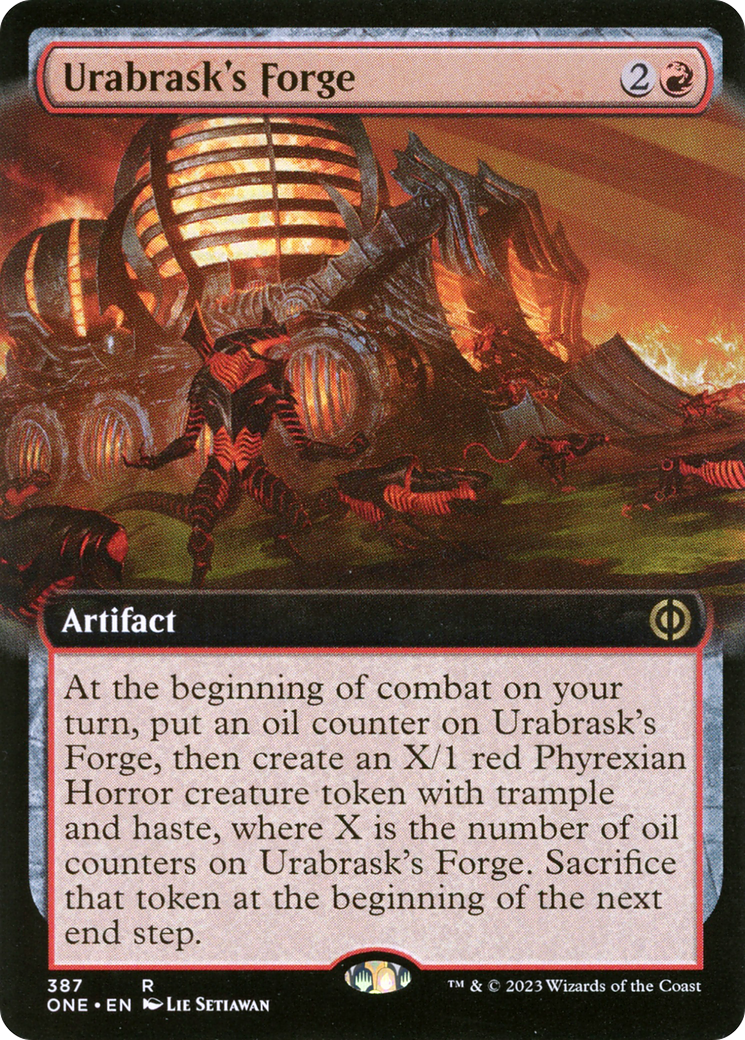 Urabrask's Forge (Extended Art) [Phyrexia: All Will Be One] | Webway Games