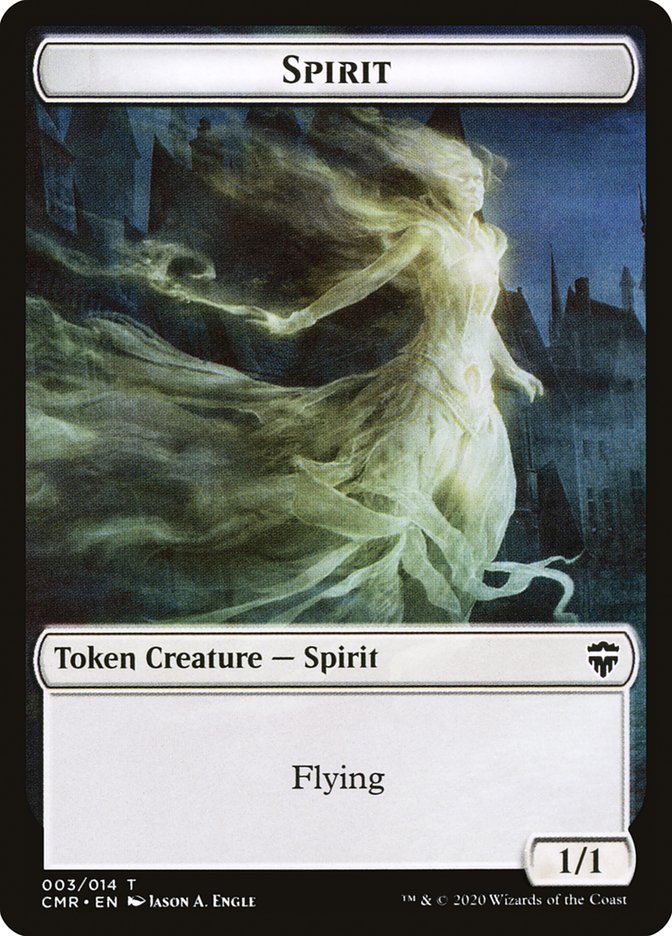 Spirit // Zombie Token [Commander Legends Tokens] | Webway Games
