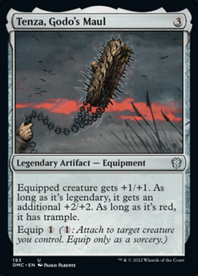 Tenza, Godo's Maul [Dominaria United Commander] | Webway Games