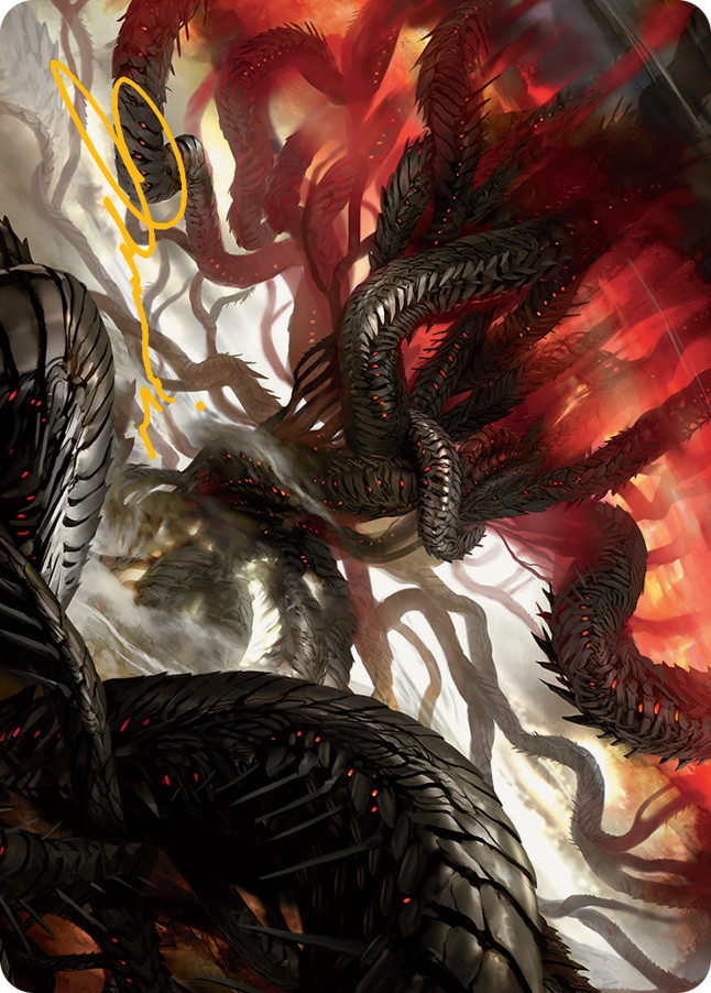 Realmbreaker, the Invasion Tree Art Card (Gold-Stamped Signature) [March of the Machine Art Series] | Webway Games