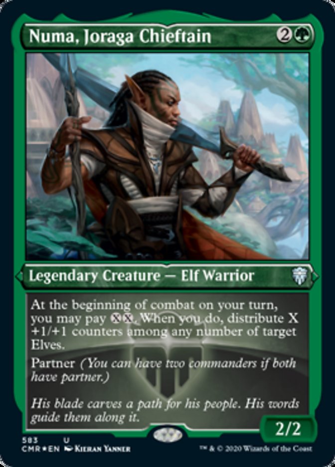 Numa, Joraga Chieftain [Commander Legends Etched] | Webway Games