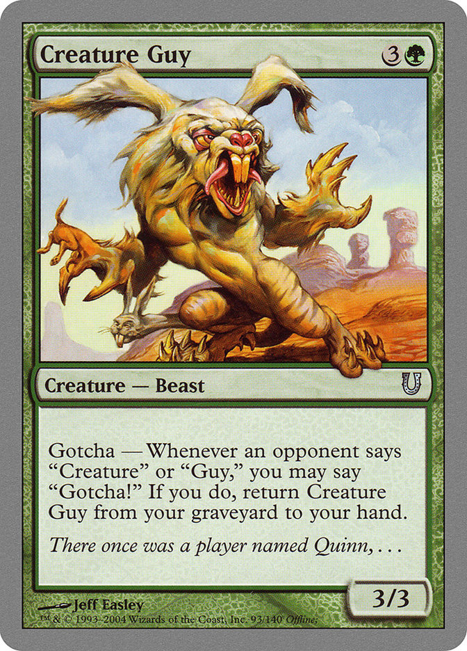 Creature Guy [Unhinged] | Webway Games