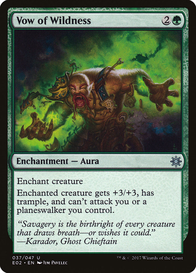 Vow of Wildness [Explorers of Ixalan] | Webway Games