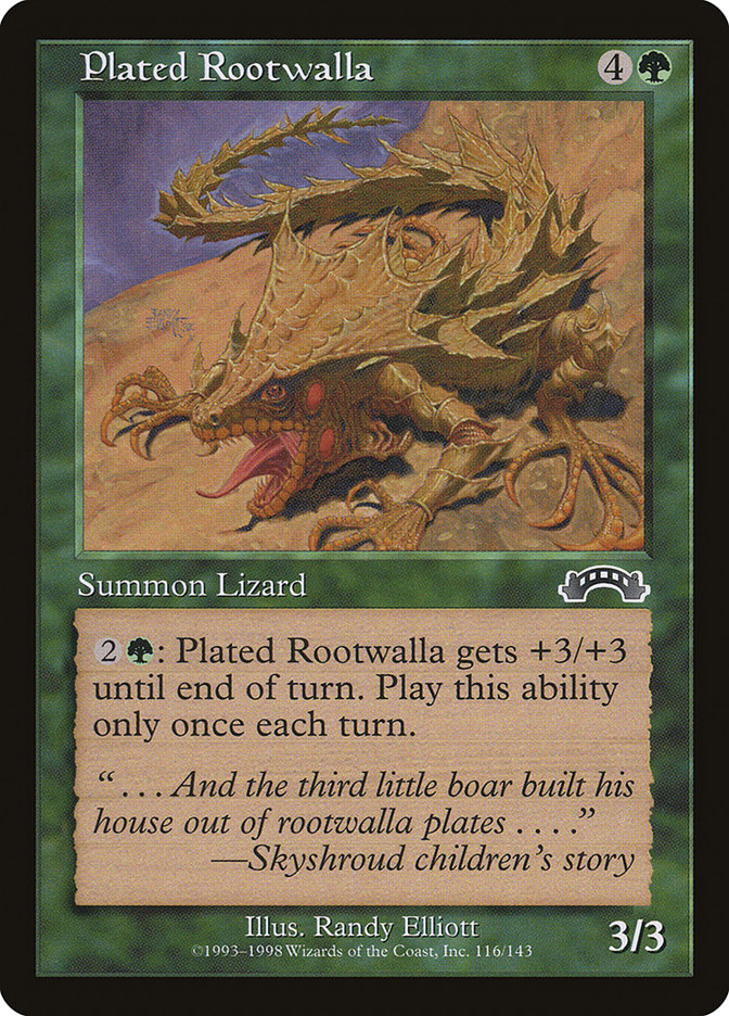 Plated Rootwalla [Exodus] | Webway Games