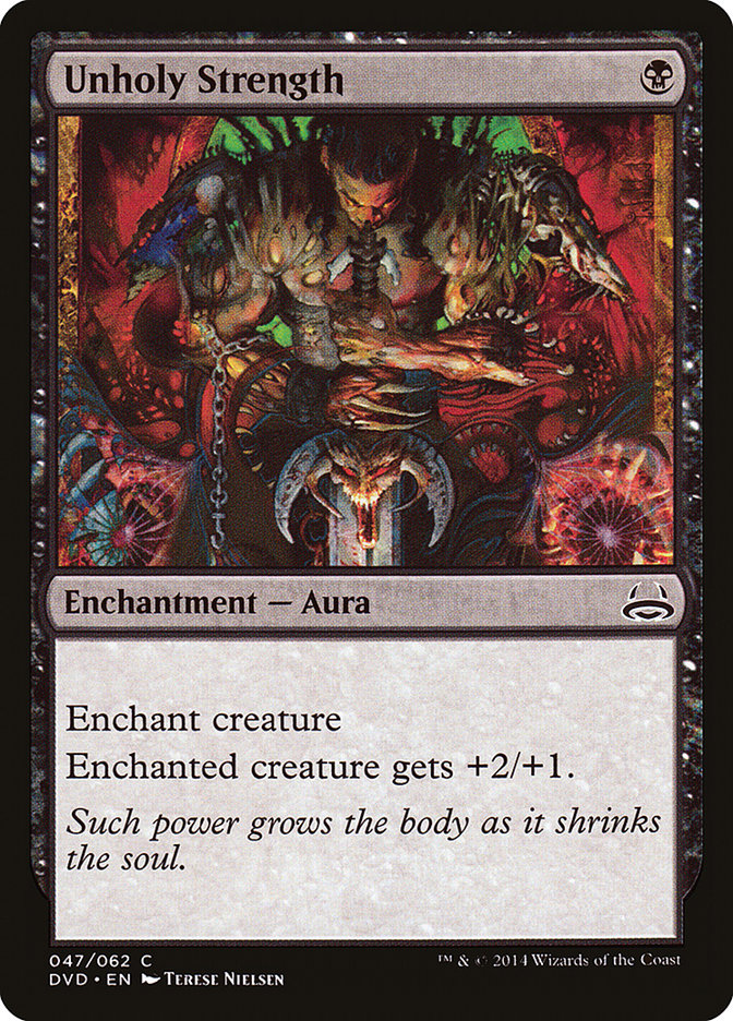 Unholy Strength (Divine vs. Demonic) [Duel Decks Anthology] | Webway Games