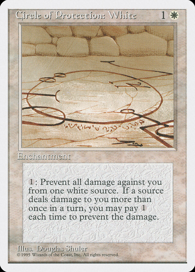 Circle of Protection: White [Fourth Edition] | Webway Games