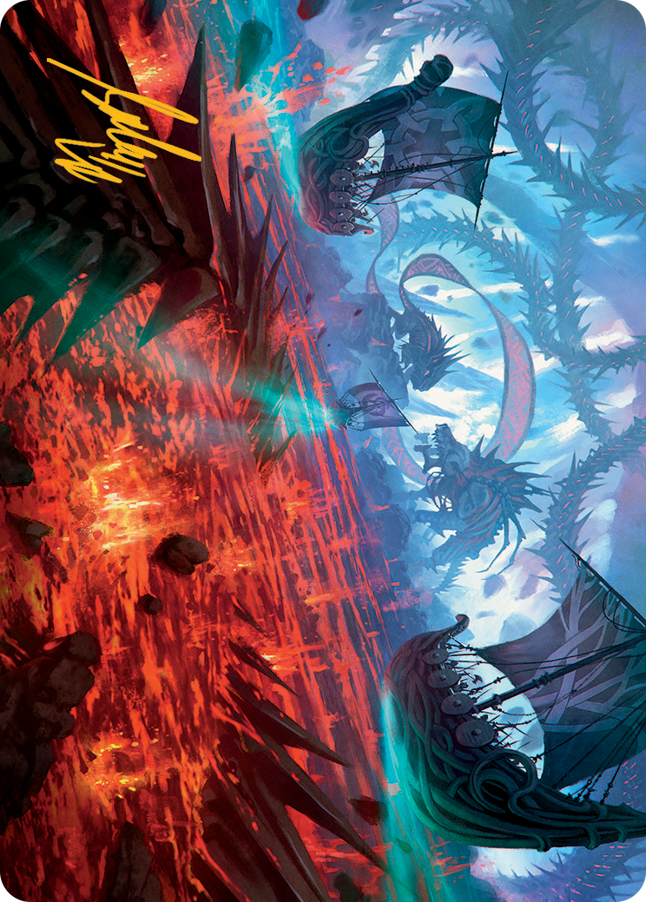 Invasion of Kaldheim Art Card (Gold-Stamped Signature) [March of the Machine Art Series] | Webway Games