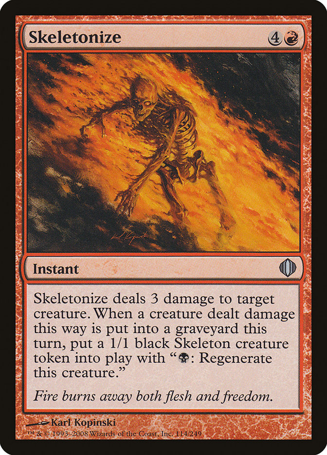 Skeletonize [Shards of Alara] | Webway Games