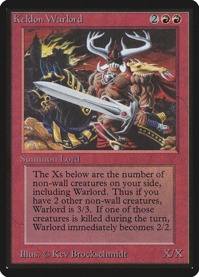 Keldon Warlord [Limited Edition Beta] | Webway Games