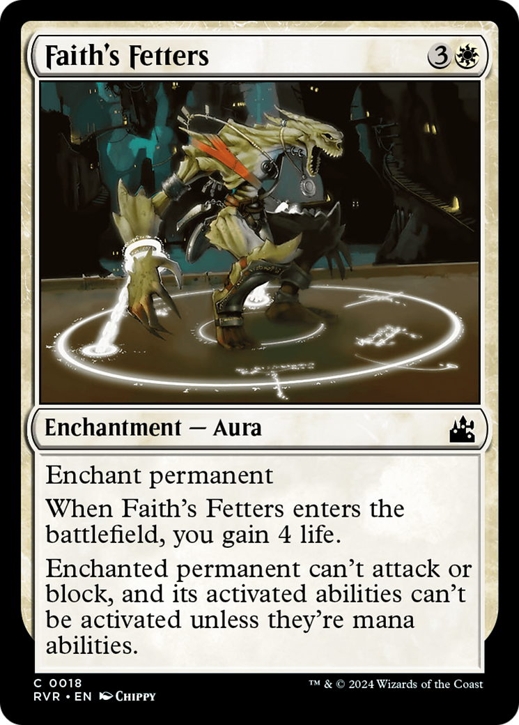 Faith's Fetters [Ravnica Remastered] | Webway Games