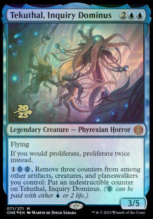 Tekuthal, Inquiry Dominus [Phyrexia: All Will Be One Prerelease Promos] | Webway Games