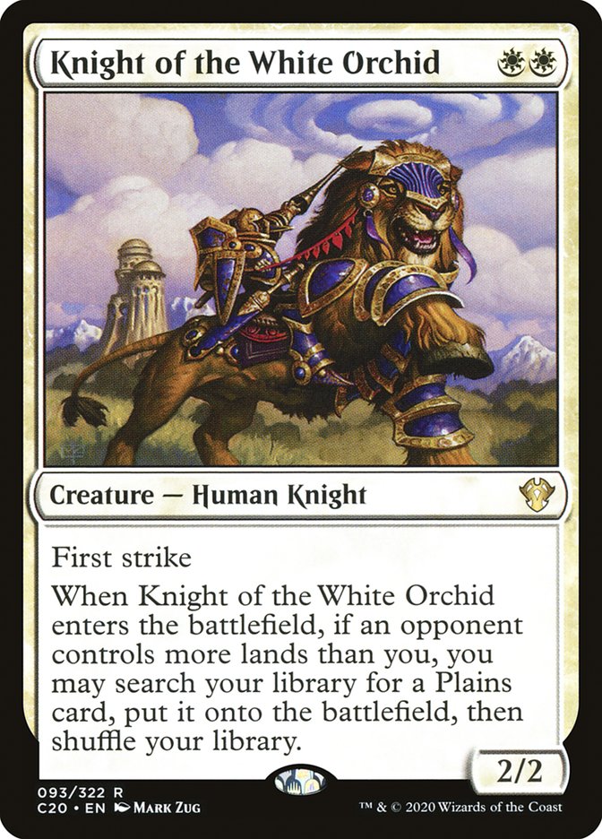 Knight of the White Orchid [Commander 2020] | Webway Games