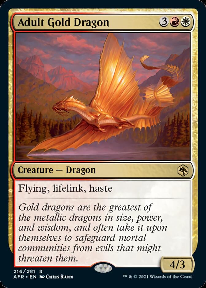 Adult Gold Dragon [Dungeons & Dragons: Adventures in the Forgotten Realms] | Webway Games