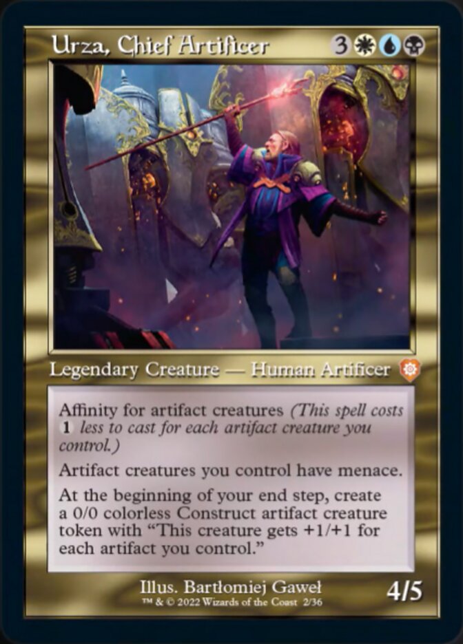 Urza, Chief Artificer (002) (Retro) [The Brothers' War Commander] | Webway Games