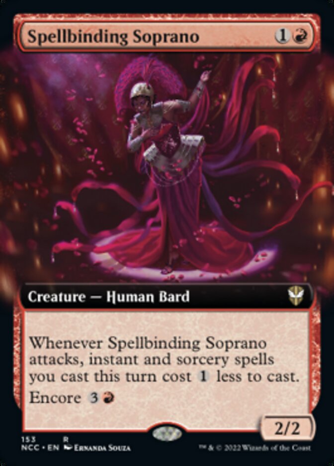 Spellbinding Soprano (Extended Art) [Streets of New Capenna Commander] | Webway Games