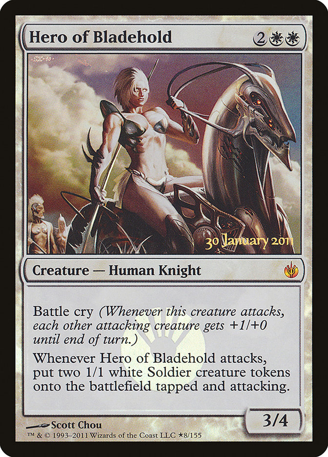 Hero of Bladehold [Mirrodin Besieged Prerelease Promos] | Webway Games