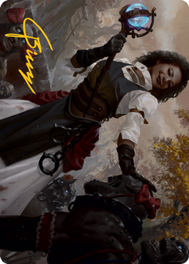 Skaab Wrangler Art Card (Gold-Stamped Signature) [Innistrad: Midnight Hunt Art Series] | Webway Games